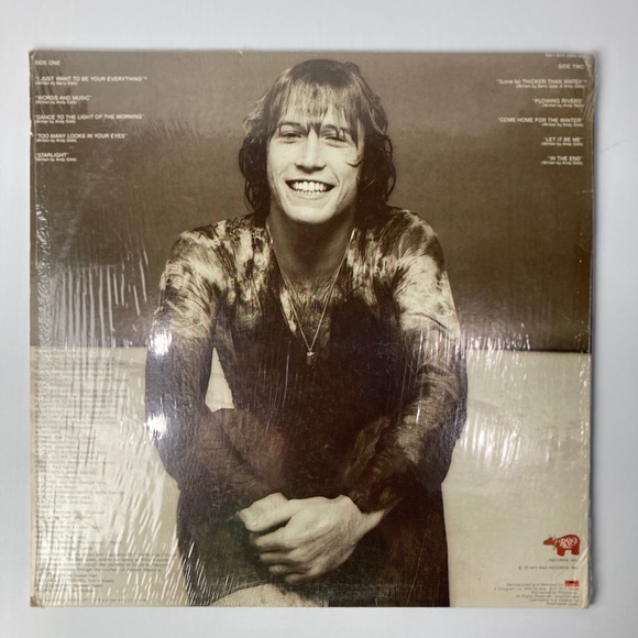 Andy Gibb Flowing Rivers Vinyl Record Album LP - Picture 2 of 4